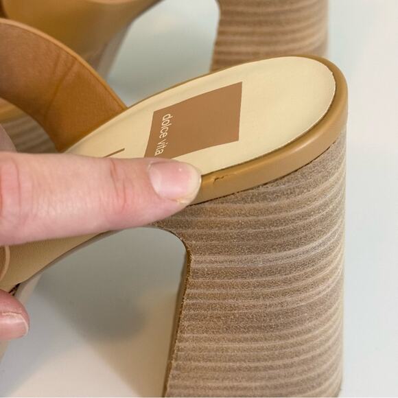 Dolce Vita Landry Wedge Block Heel Size 9.5 - Picture 11 of 13